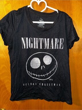 Torrid Disney Nightmare Before Christmas Jack Skellington T-shirt. Size 0